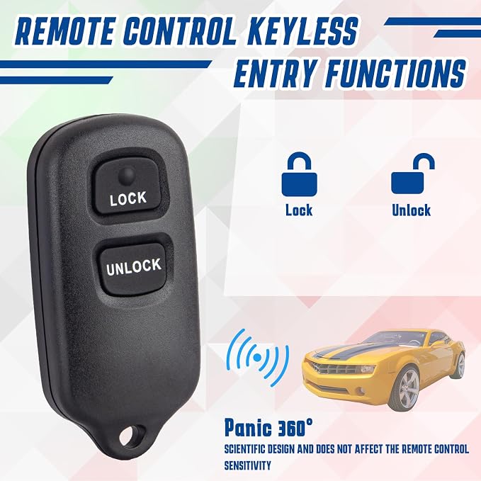 Key Fob Keyless Entry Remote Compatible - Image 4