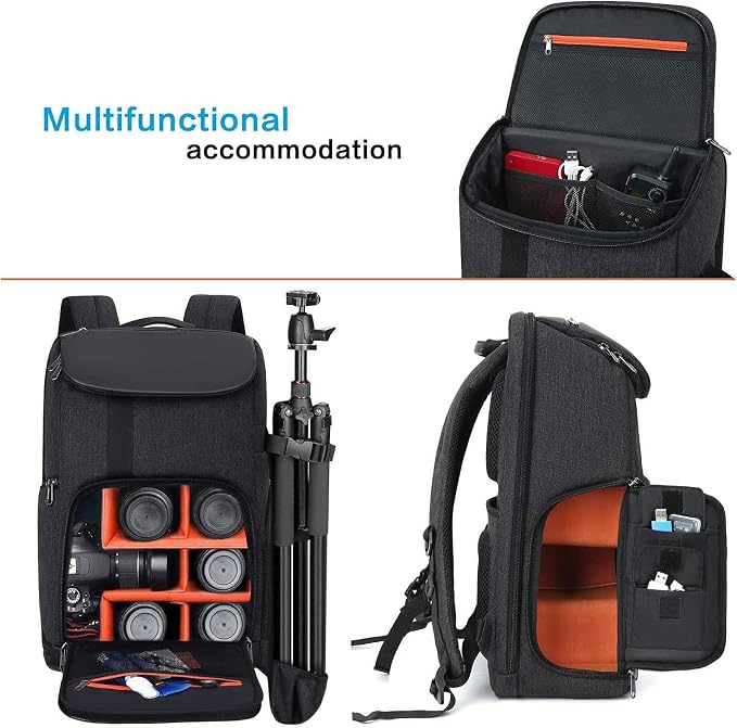 MOSISO Camera Backpack, DSLR/SLR/Mirrorless Large Men/Women Photography Camera - Image 2