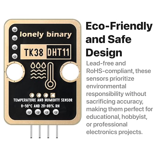 Lonely Binary 6pcs DHT22 DHT11 Gold Edition Digital Temperature Humidity Sensor - Image 6