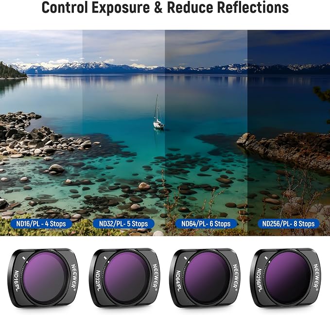 NEEWER Magnetic ND/PL + CPL + UV Filter Set Compatible - Image 4