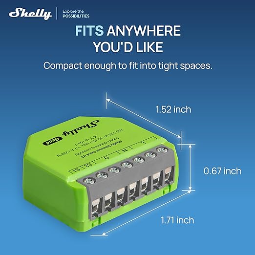 Shelly Dimmer Gen4 US UL, Zigbee Smart Dimming, Compatible - Image 2