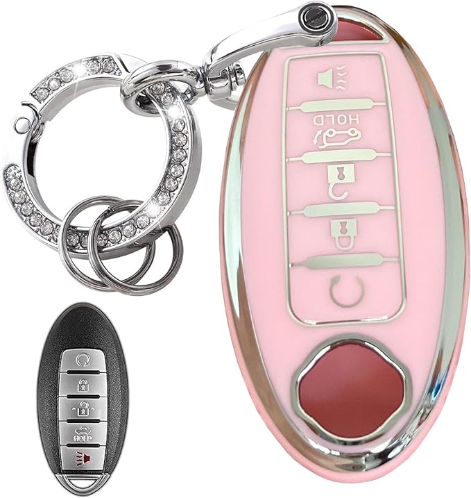 Keyless Entry Systems Key for Nissan Key Fob Cover Shell by WENHENI