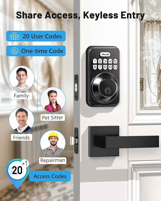 Zowill Keyless Entry Door Lock - Image 2