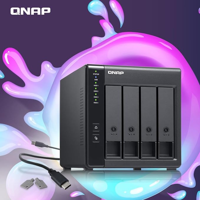 QNAP TR-004 4 Bay USB Type-C Direct Attached Storage - Image 2