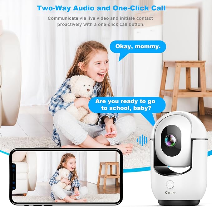 Cloarks Pan/Tilt Security Camera 1 Pack - Image 5
