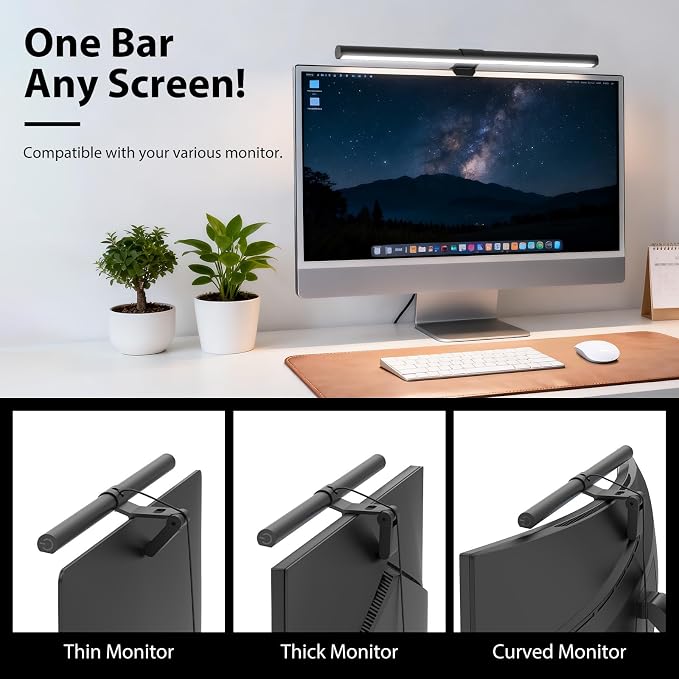 Monitor Light Bar, Eye-Care USB Computer Monitor Lamp - Image 5