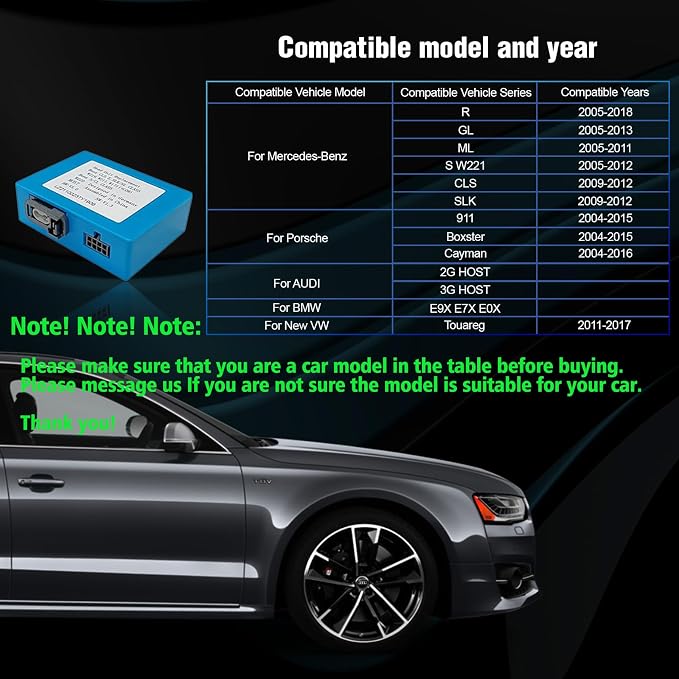 LEXXSON Optic Fiber Decoder for Mercedes-Benz ML/GL/R Class/S W221/CLS - Image 2
