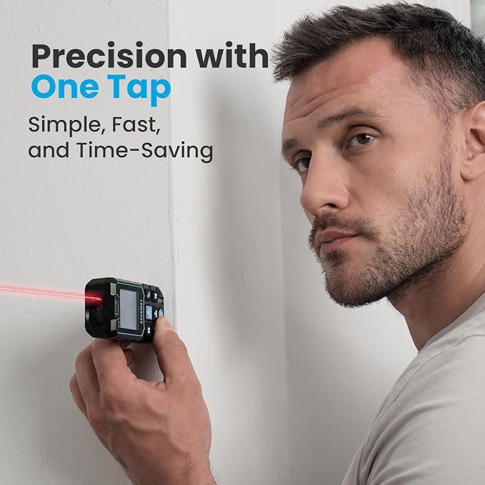 ACEGMET Laser Measure, 393ft/120m Laser Measurement Tool, Laser Measuring Tool - Image 2