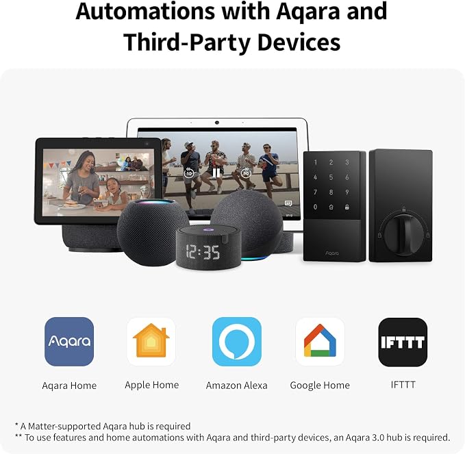 Aqara Smart Lock U50, Keyless Entry Door Lock - Image 3