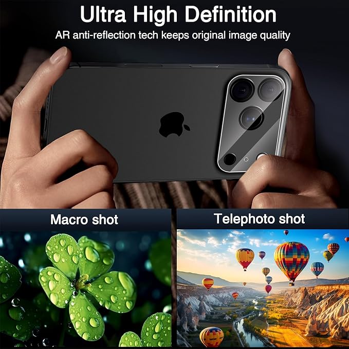 Wiaocit 3 Pack Tempered Glass Camera Lens Protector - Image 4