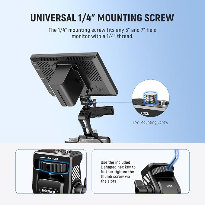NEEWER Field Monitor Mount Holder - Image 3