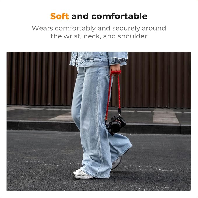 K&F CONCEPT Camera Neck Strap, 100cm Nylon Rope Camera Shoulder Strap - Image 6