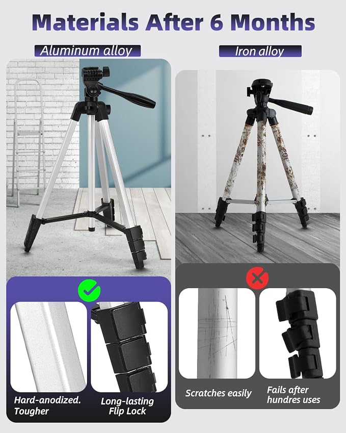 55 inch Aluminum Laser Level Tripod - Image 3