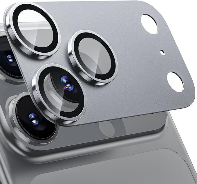 WSKEN for iPhone 17 Pro Max Camera Lens Protector, Metal Aluminum Alloy by SmartProtectionGreenerFuture
