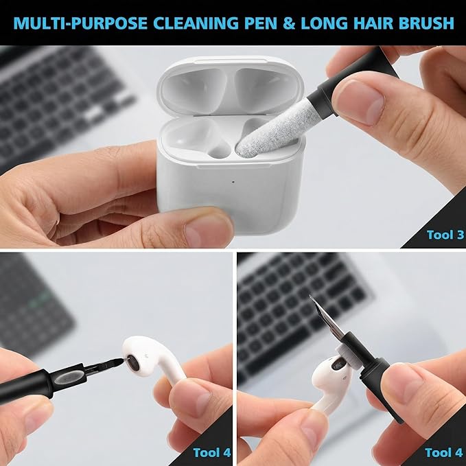 ECASP Cleaner Kit for AirPod, Cell Phone Cleaning Repair & Recovery for iPhone - Image 5