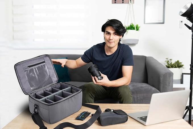 Koolertron Dslr Camera Insert Bag Purse Universal Liner Lens Pouch Partition - Image 2