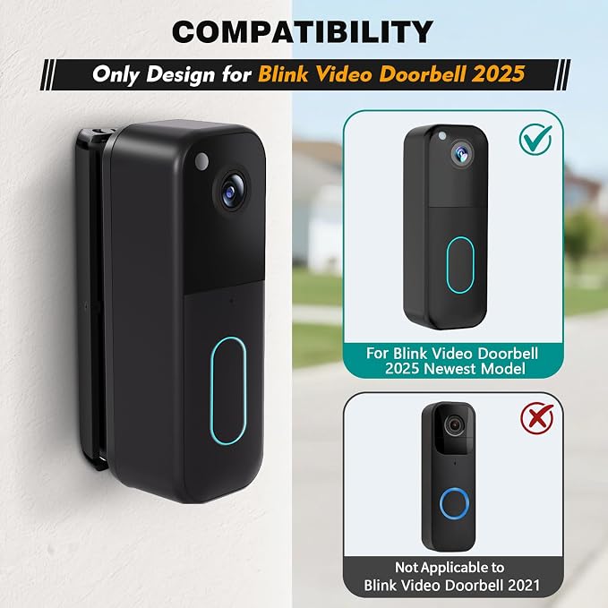 All-New Blink Doorbell Angle Mount, Adjustable 30–55 Degrees Corner Mount - Image 2