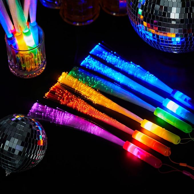 Skylety 36 Pcs Fiber Optic Wand, LED Fiber Optic Wand - Image 2