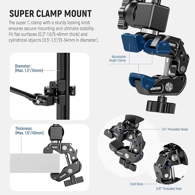 NEEWER 30" Articulating Magic Arm - Image 5