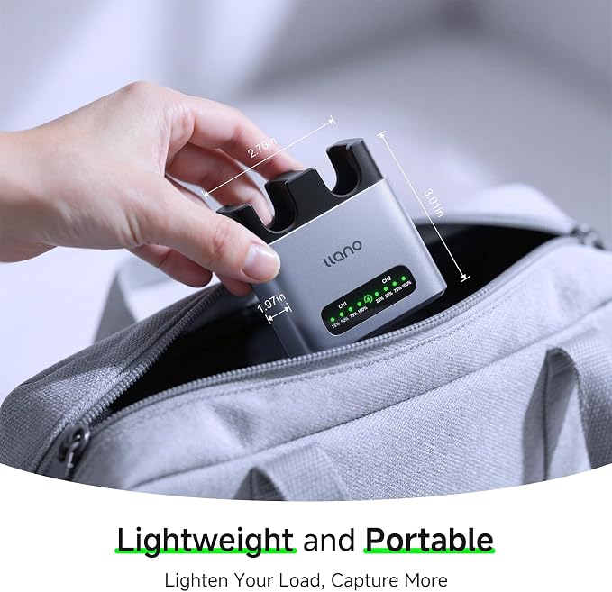 Llano 20W LP-E6P LP-E6NH Battery Charger: Fast Dual Slot - Image 7
