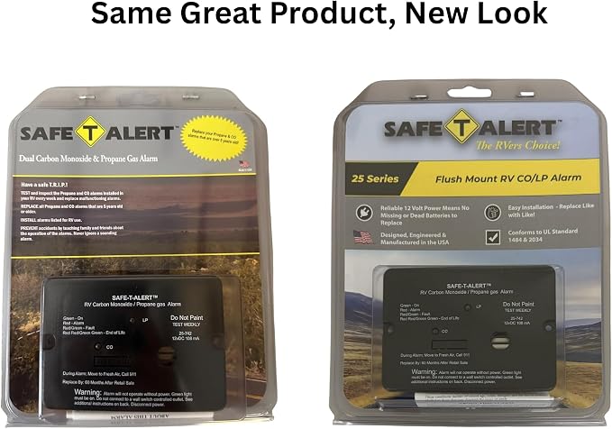 Safe T Alert - Mini Dual LP/CO Alarm - Flush Mount Black - 25-742-BL - Image 4