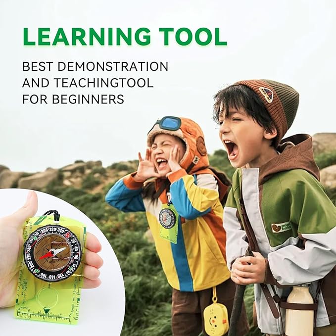Compass Hiking Survival, Wilderness Survival Compass - Image 6