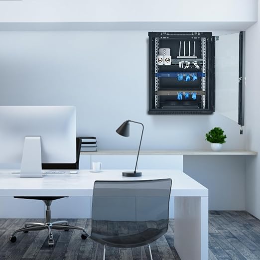 VEVOR 15U Wall Mount Network Server Cabinet, Server Rack Cabinet Enclosure - Image 8