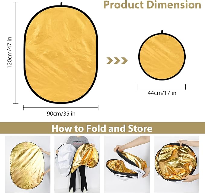 UTEBIT 35"x47"/90x120cm Photography Reflector - Image 4