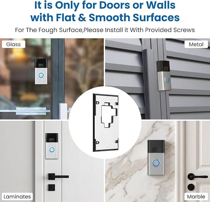 No-Drill Adhesive Doorbell Mount - Image 5