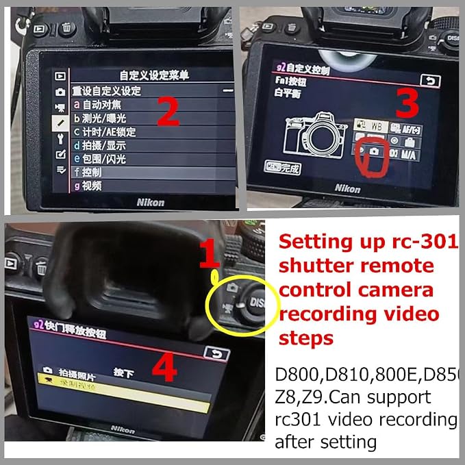 RC301-DC0/MC-30 30CM for Nikon Video Cable z8 z9 d850 d800 Remote Camera Small - Image 9