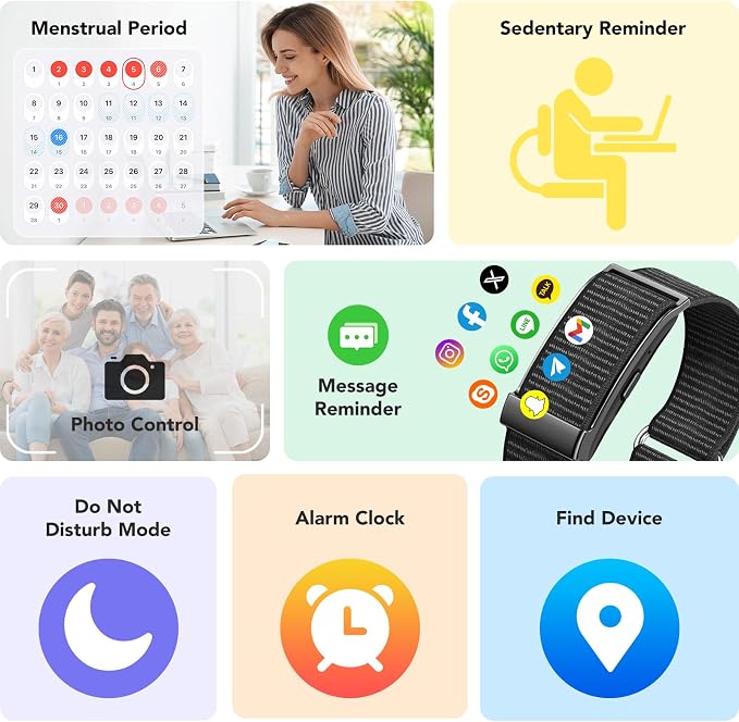 Health Activity Fitness Trackers, 2025 Wearable Smart Bracelet, 120+ Sport - Image 7