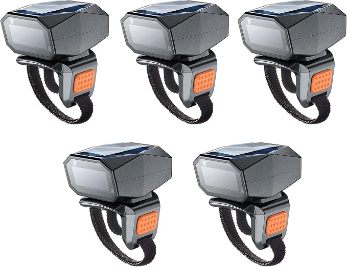 Eyoyo 2D Bluetooth Ring Barcode Scanner, Wearable Wrist Finger Wireless Scanner by Eyoyo