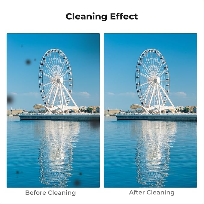 K&F CONCEPT 24mm Full Frame Sensor Cleaning Swab*6 + 20ml Sensor Cleaner - Image 8