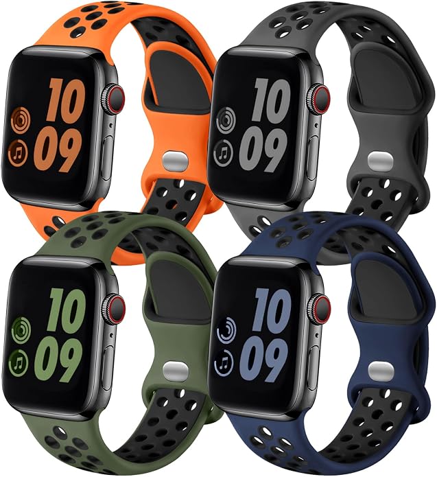 Adorve 4 Pack Sport Bands Compatible by Adorve