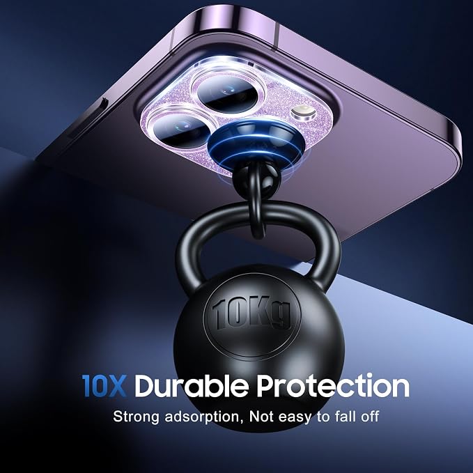 UniqueMe 3 Packs Compatible for iPhone 14 Pro Max/iPhone 14 Pro Camera Lens - Image 2