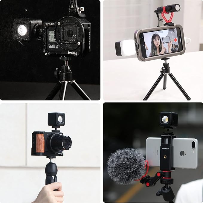 SmallRig RM01 Mini LED Video Light, Waterproof Portable Lighting Kit - Image 9