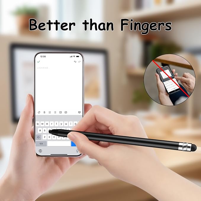 Stylus Pen for Touchscreen, Digiroot 4 Pcs Stylus Pens for iPad, High - Image 9