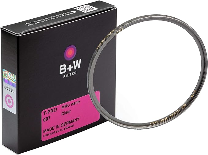 B + W Clear Protection Filter for Camera Lens – Ultra Slim Titan Mount by B%2BW