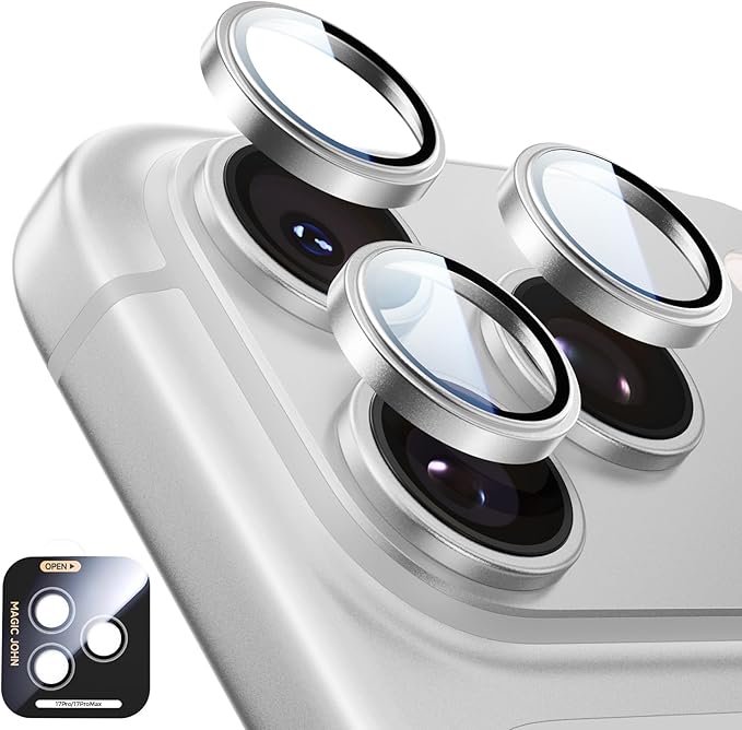 MAGIC JOHN for iPhone 17 Pro Max/17 Pro Camera Lens Protector 9H Aerospace by MAGICJOHN