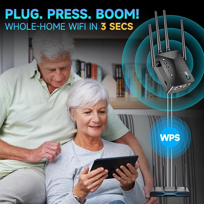 WiFi Extender Signal Booster Covers Up to 15000 Sq Ft - Image 4