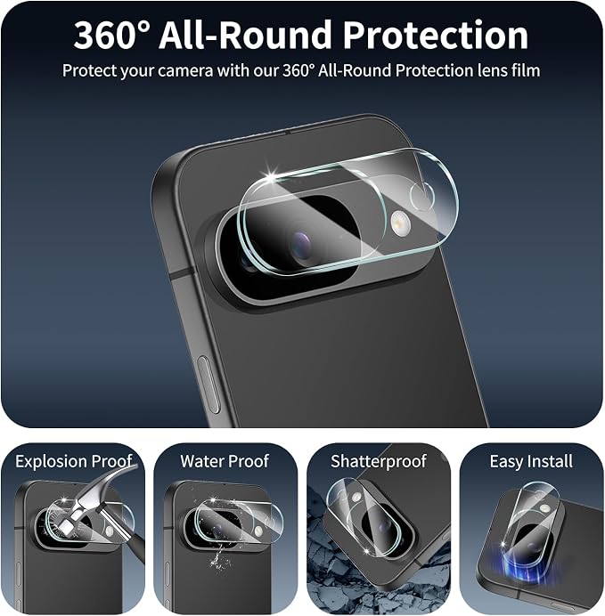 3+3+1-Pack, Screen Protector and Camera Lens Protector - Image 5