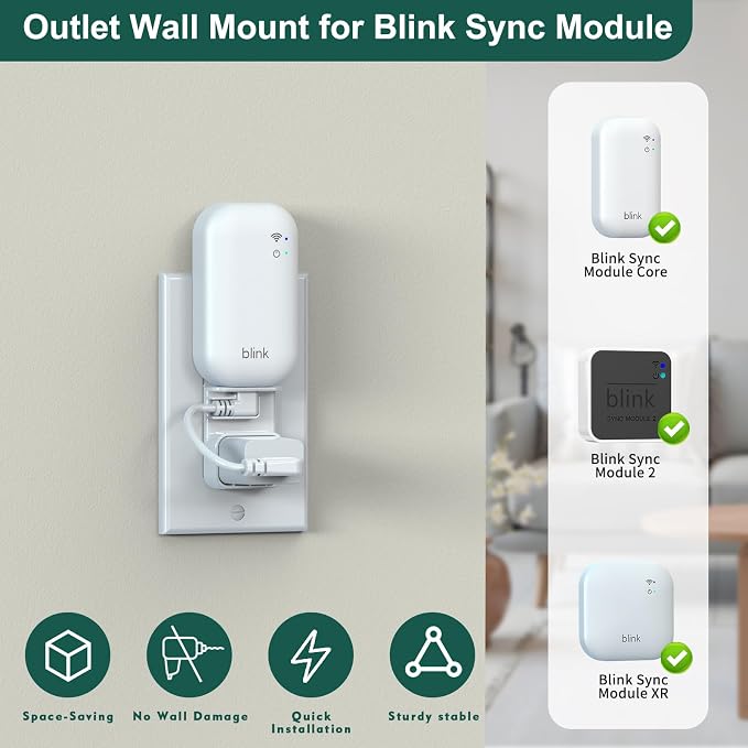 Blink Outdoor 2K Mount, Weatherproof Covers and 360°Adjustable Mounts - Image 6