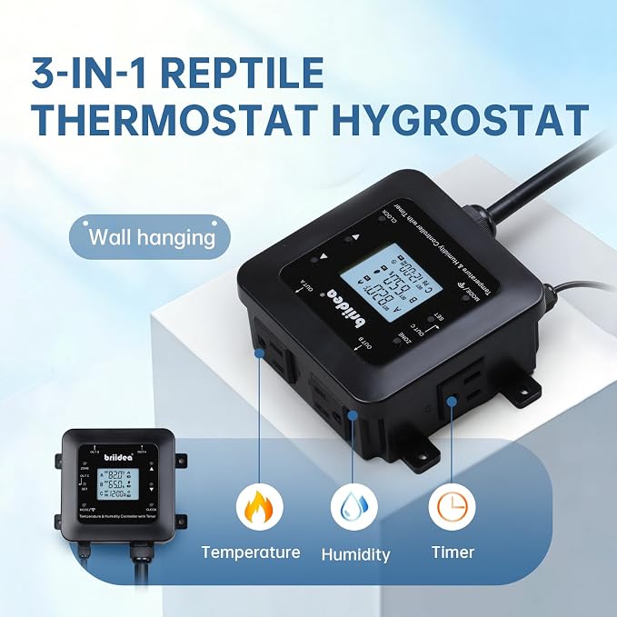 Briidea Smart WiFi Temperature and Humidity Controller - Image 2