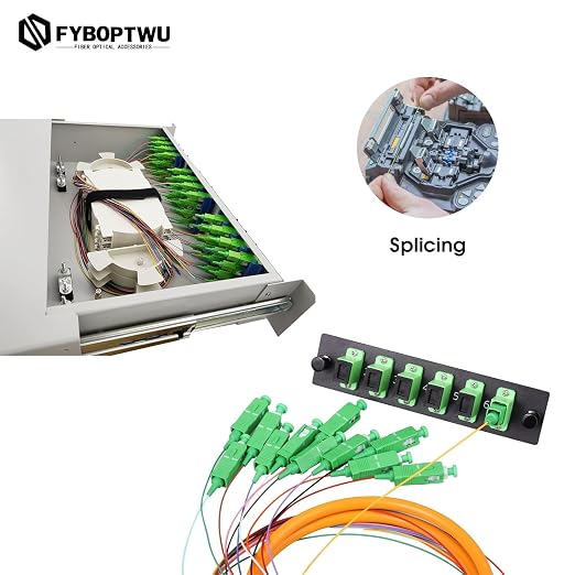 6 Strands SC APC Singlemode Fiber Optic Pigtail 1.5m SC Single Mode Fiber Cable - Image 3