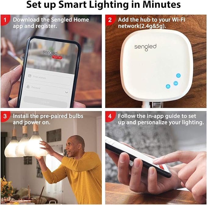 Sengled Smart Light Bulb Starter Kit, Smart Bulbs that Work - Image 11