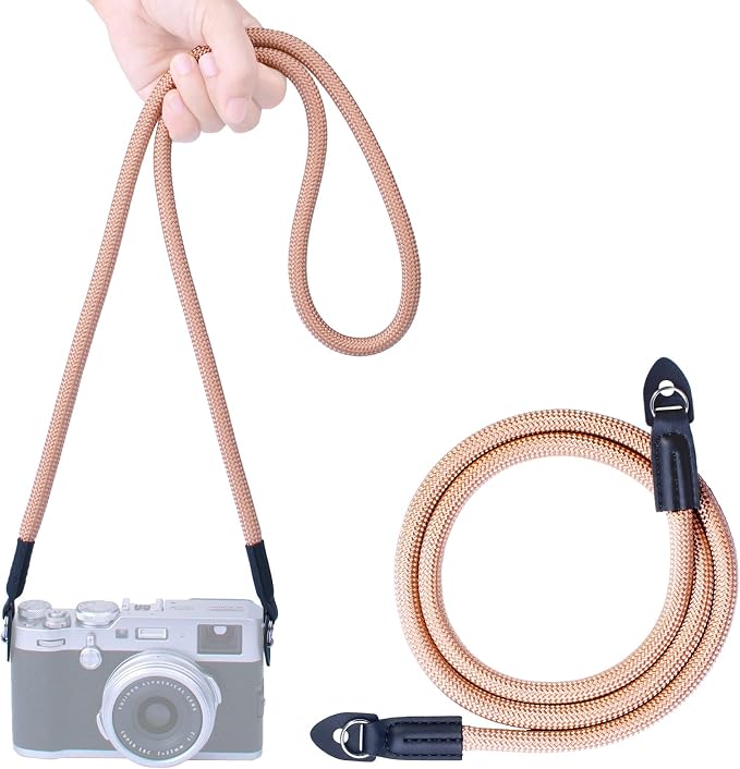 VKO Vintage Camera Neck Strap, Nylon Rope Camera Shoulder Straps - Image 9