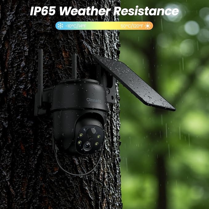 Cinnado 2K Cameras for Home Security-2.4G WiFi Outdoor Camera Wireless - Image 3