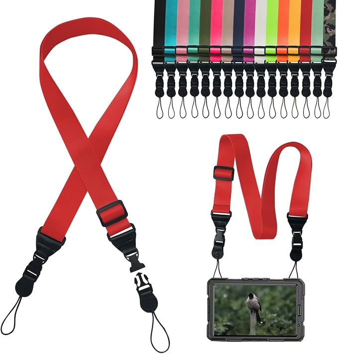 Adjustable Shoulder Strap:Comfortable iPad Strap Nylon Neck Lanyard by Gowjaw