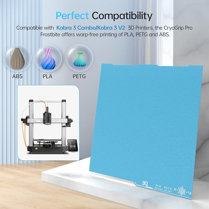 BIQU CryoGrip Pro Frostbite for Kobra 3 Combo 3D Printer 250x250mm Cold Build - Image 4
