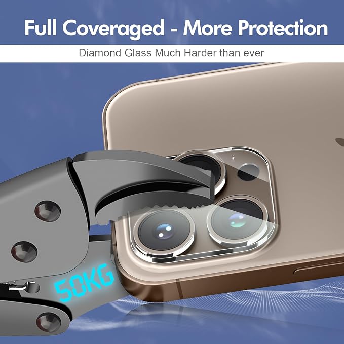 3PCS Rear Back Camera Lens Protector Tempered Glass - Image 4